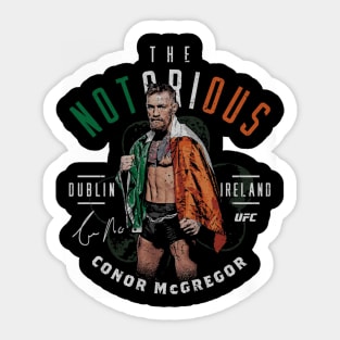 Conor McGregor The Notorious Pose Sticker